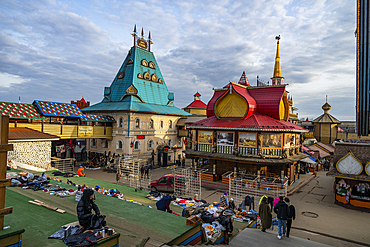 Souvenir and handicraft Izmaylovo Market, Moscow, Russia