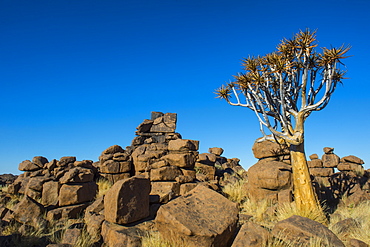 Unusual rock formations, Giant's Playground, Keetmanshoop, Namibia, Africa