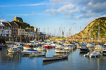 Boat harbour of Ifracombe, North Devon, England, United Kingdom, Europe