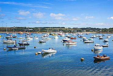 Small boat harbour, St. Mary's, Isles of Scilly, England, United Kingdom, Europe