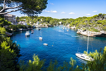 Beautiful bay of Cala Llombards, Santanyi, Mallorca, Balearic Islands, Spain, Mediterranean, Europe