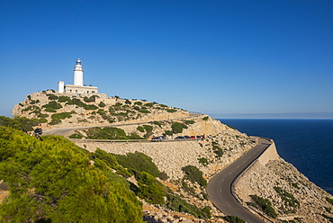 Lighthouse at Cap Formentor, Mallorca, Balearic Islands, Spain, Mediterranean, Europe