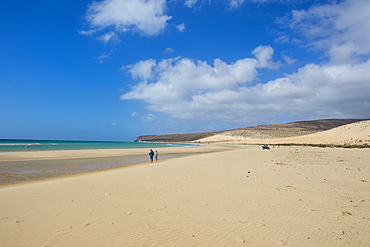 Beautiful lagoon on Risco Beach, Fuerteventura, Canary Islands, Spain, Atlantic, Europe