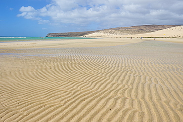 Beautiful lagoon on Risco Beach, Fuerteventura, Canary Islands, Spain, Atlantic, Europe