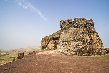 Castle Santa Barbara, Teguise, Lanzarote, Canary Islands, Spain, Atlantic, Europe