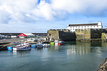 Castle of St. Blaise, the historic town of Ponta Delgada, Island of Sao Miguel, Azores, Portugal, Atlantic, Europe