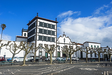 The historic town of Ponta Delgada, Island of Sao Miguel, Azores, Portugal, Atlantic, Europe