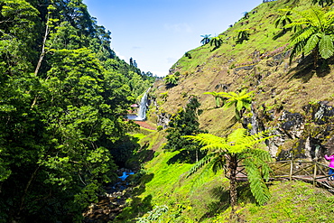 Beautiful valley in Achada, Island of Sao Miguel, Azores, Portugal, Atlantic, Europe