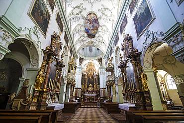 Interior of St. Peter's Abbey, Salzburg, Austria, Europe