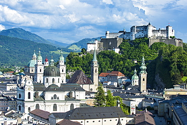 View over Salzburg, Austria, Europe