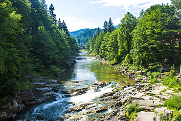 Rapids in Yaremche, Carpathian mountains, Western Ukraine, Europe