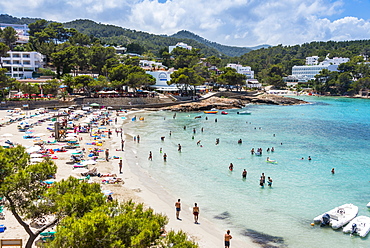 Playa De Portinatx beach, Ibiza, Balearic Islands, Spain, Mediterranean, Europe