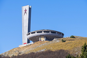 House of Bulgarian Communist Party, Buzludzha site, Bulgaria, Europe