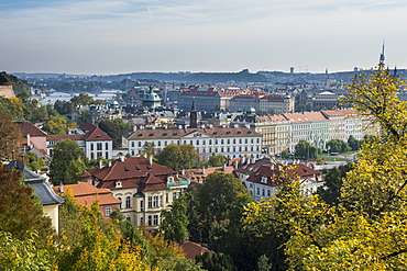 View over Prague from Prague castle, Prague, Czech Republic, Europe