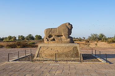 The lion of Babylon, Babylon, Iraq, Middle East