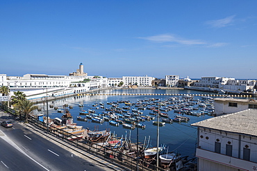 Small boat harbour, Algiers, Algeria, North Africa, Africa