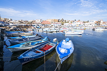 Small boat harbour of Tamentfoust, Algiers, Algeria, North Africa, Africa