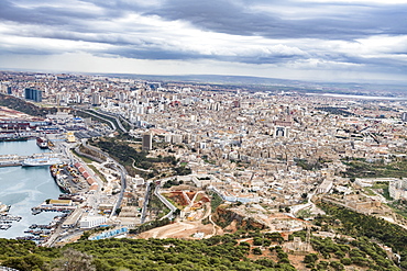 View over Oran, Algeria, North Africa, Africa