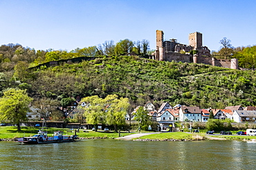 The historic town of Stadtprozelten along the Main River, Bavaria, Germany, Europe