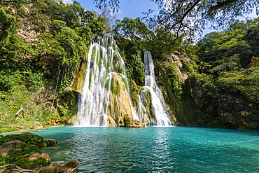 Minas Viejas waterfalls, Huasteca Potosi, San Luis Potosi, Mexico, North America