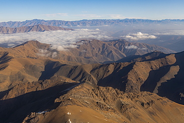 Aerial of Afghanistan around Bamyan, Afghanistan, Asia