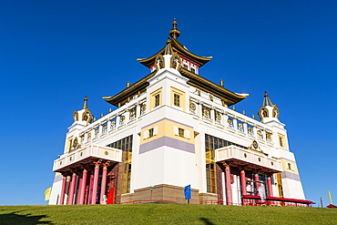 The Golden Abode of the Buddha Shakyamuni (Burkhan Bakshin Altan Sume), Elista, Republic of Kalmykia, Russia, Eurasia