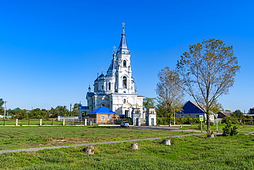 Little beautiful church near Rostov-on-Don, Rostov Oblast, Russia, Eurasia