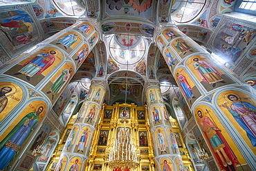 Interior of the Cathedral of Kolomna, Moscow Oblast, Russia, Eurasia