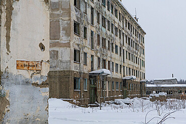 Abandoned mining city Kadykchan, Road of Bones, Magadan Oblast, Russia, Eurasia