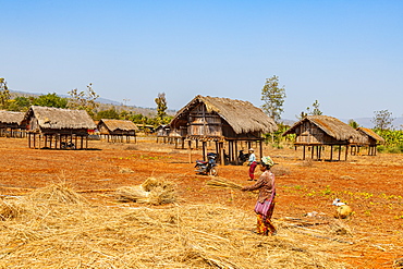 Kayah village, Loikaw area, Kayah state, Myanmar (Burma), Asia