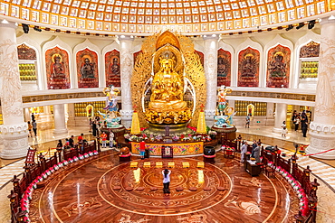 Buddha statue in the giant buddha of the Nanshan Temple, Sanya, Hainan, China