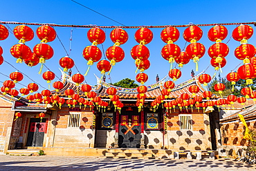 Colourful lamps, Shuitou Village, Kinmen island, Taiwan, Asia