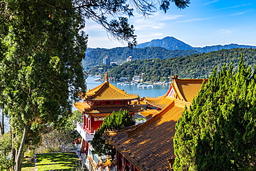 Wenwu temple, Sun Moon Lake, National Scenic Area, Nantou county, Taiwan, Asia