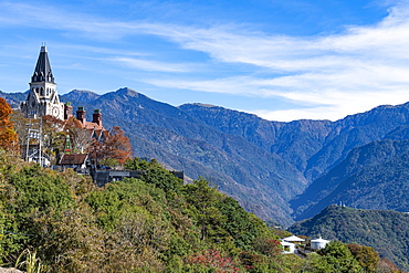 Old England traditional hotel, in the mountains of Nantou County, Renai township, Taiwan, Asia