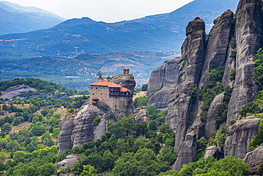 Holy Monastery of St. Nicholas Anapafsas, UNESCO World Heritage Site, Meteora Monasteries, Greece, Europe