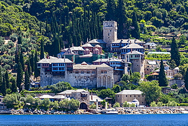 Moni Dochiariou Monastery, UNESCO World Heritage Site, Mount Athos, Central Macedonia, Greece, Europe