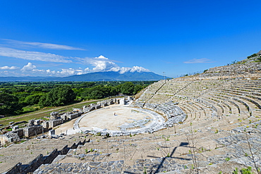 Amphitheatre, Philippi, UNESCO World Heritage Site, Macedonia, Greece, Europe