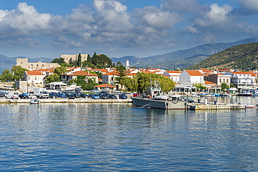 The port of Phytagoteio, Samos, Greek Islands, Greece, Europe