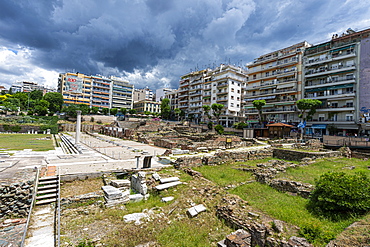 Ancient Agora (square), UNESCO World Heritage Site, Thessaloniki, Greece, Europe