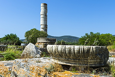 Heraoin of Samos, UNESCO World Heritage Site, Samos, Greek Islands, Greece, Europe