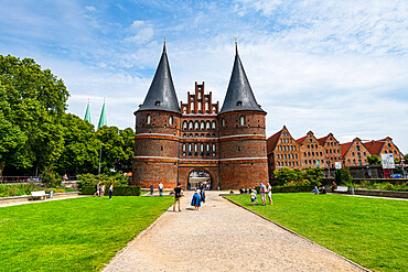 Holsten Gate, Lubeck, UNESCO World Heritage Site, Schleswig-Holstein, Germany, Europe