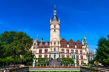 Schwerin Castle, Schwerin, Mecklenburg-Vorpommern, Germany, Europe