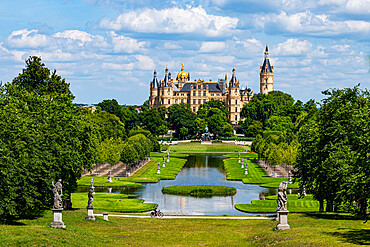 Schwerin Castle, Schwerin, Mecklenburg-Vorpommern, Germany, Europe