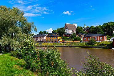 Porvoo Cathedral in the wooden town of Poorvo, Finland, Europe