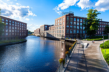 Renovated former garment factories, Tampere, Finland, Europe