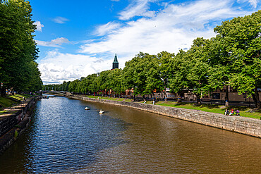 Aura Canal, Turku, Finland, Europe