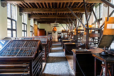 Former printing company, Plantin-Moretus Museum, UNESCO World Heritage Site, Antwerp, Belgium, Europe