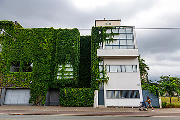 Work by Le Corbusier, Maison Guiette (Les Peupliers), UNESCO World Heritage Site, Antwerp, Belgium, Europe