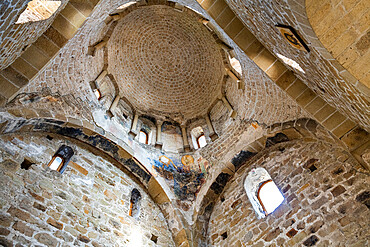 Interior of Durdevi Stupovi Monastery, UNESCO World Heritage Site, Novi Pazar, Serbia, Europe