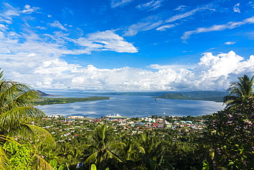 View over Rabaul, East New Britain, Papua New Guinea, Pacific